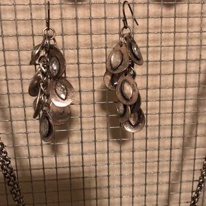 Silver earrings